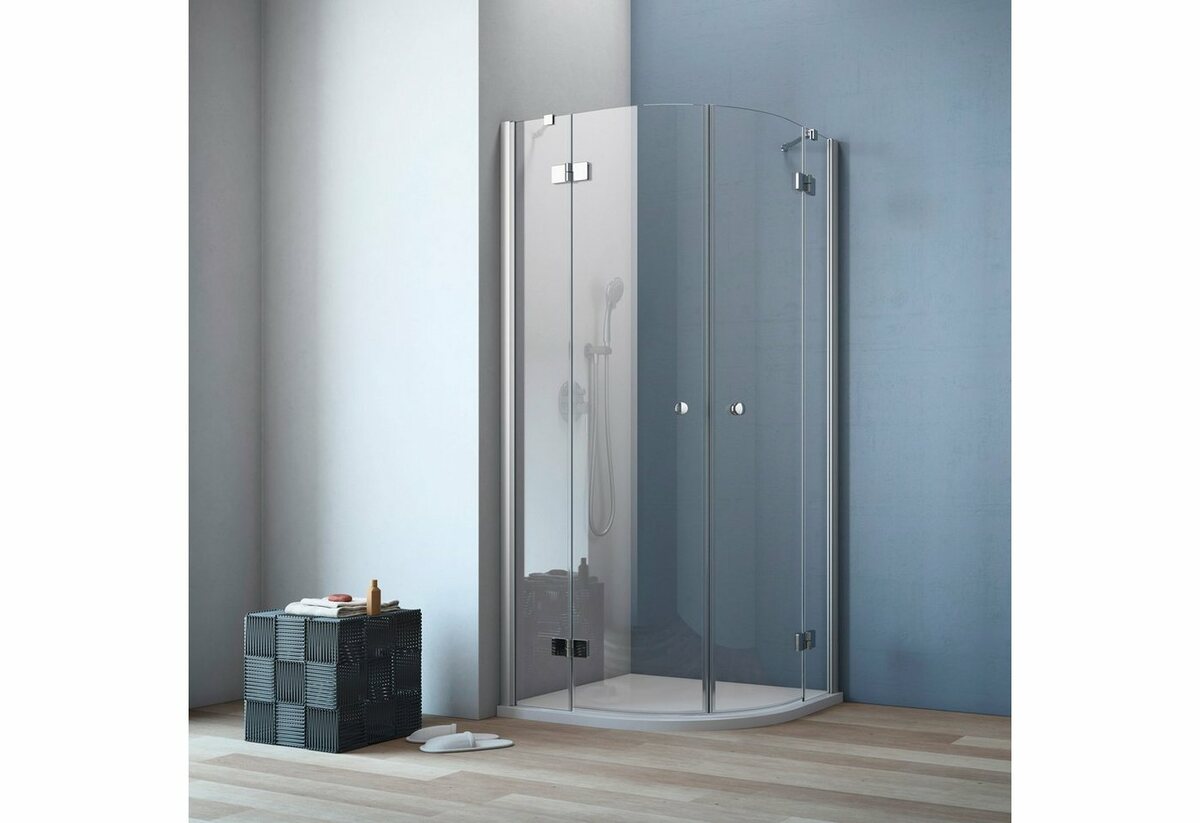 Bild 1 von maw by GEO Runddusche A-R300, Einscheibensicherheitsglas, ebenerdiger Einbau möglich