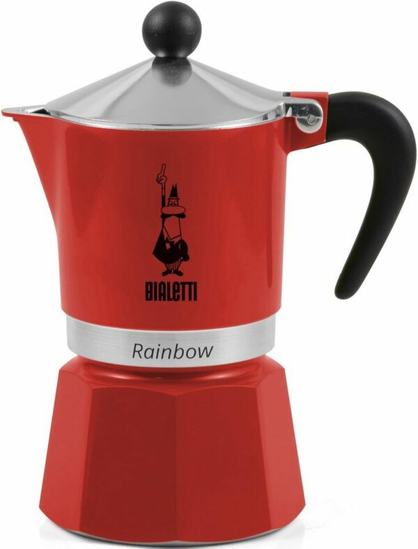 Bild 1 von BIALETTI Espressokocher Rainbow, 0,27l Kaffeekanne, Aluminium