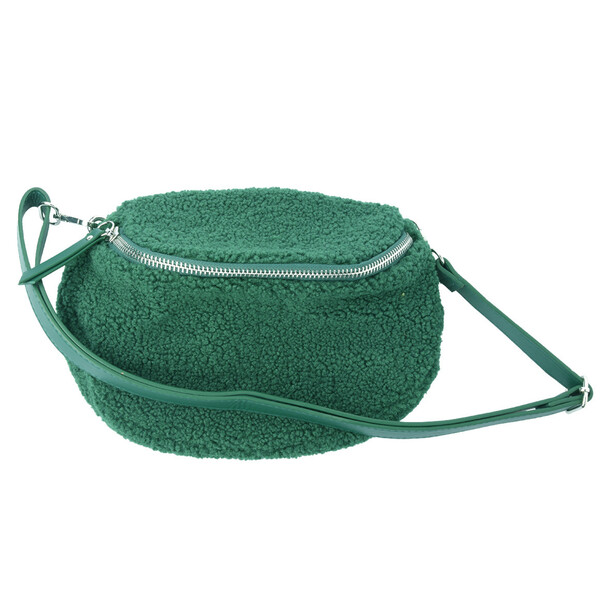 Bild 1 von Damen Crossbody-Bag in Teddy-Optik