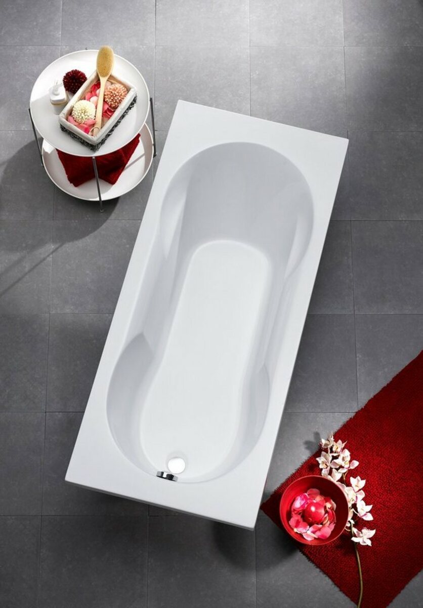 Bild 1 von OTTOFOND Badewanne Julia, (Komplett-Set, 3-tlg), mit Wannenträger und Ablaufgarnitur