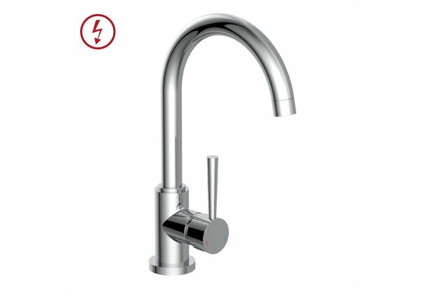 Bild 1 von Schütte Spültischarmatur Cornwall Niederdruck, 360° schwenkbarer Wasserhahn, Mischbatterie