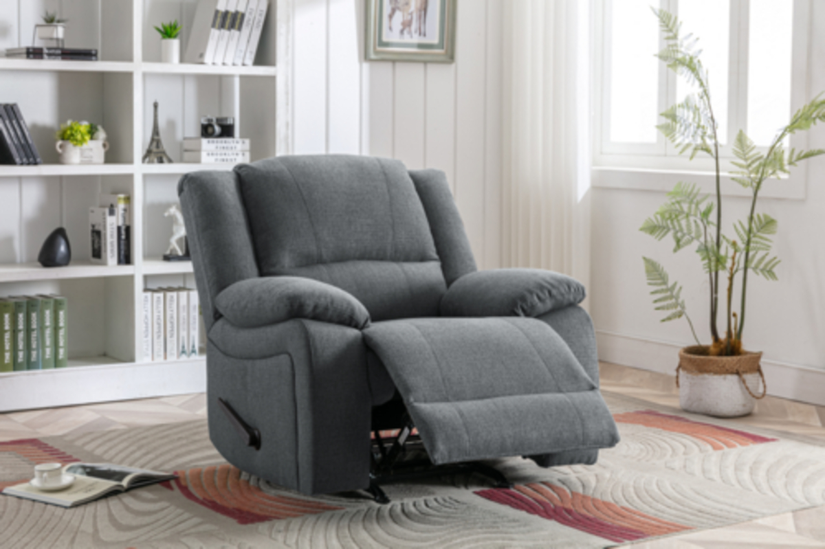 Bild 1 von Happy Home Relaxsessel verstellbare Rückenlehnen Grau