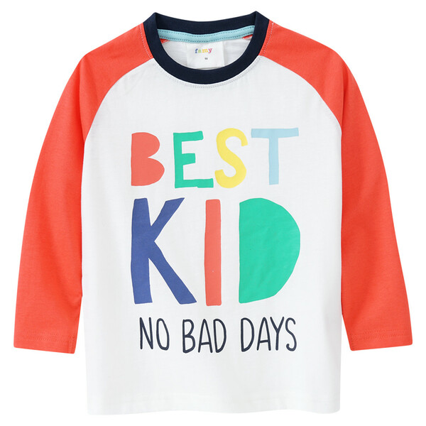 Bild 1 von Jungen Langarmshirt mit Message-Print