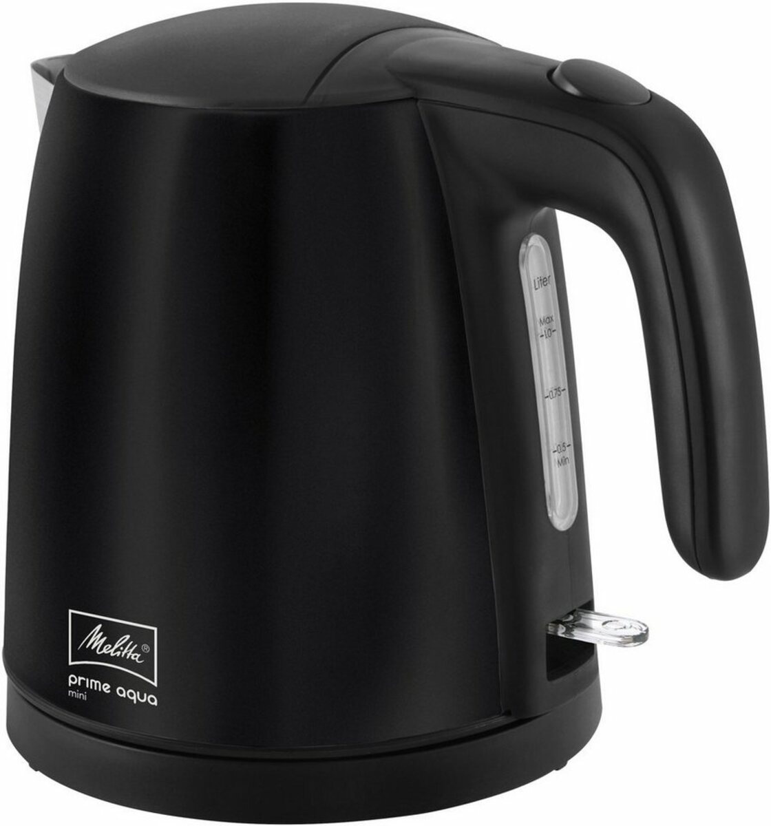 Bild 1 von Melitta Wasserkocher Prime Aqua Mini Black Edition, 1,0 l, 2200 W