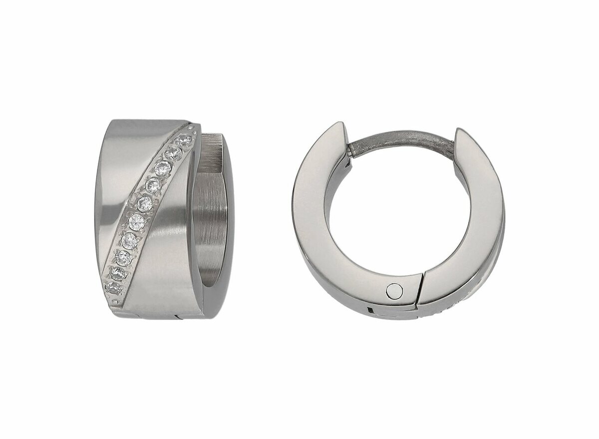 Bild 1 von TITANIA Paar Creolen elegant design