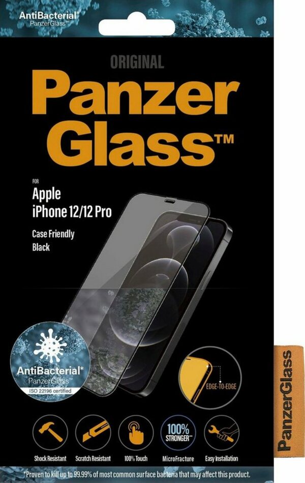 Bild 1 von PanzerGlass PanzerGlass für Apple iPhone 12/12 Pro, Displayschutzglas, durchsichtig