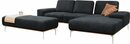 Bild 1 von W.SCHILLIG Ecksofa run, mit elegantem Holzsockel, Füße in Chrom glänzend, Breite 279 cm
