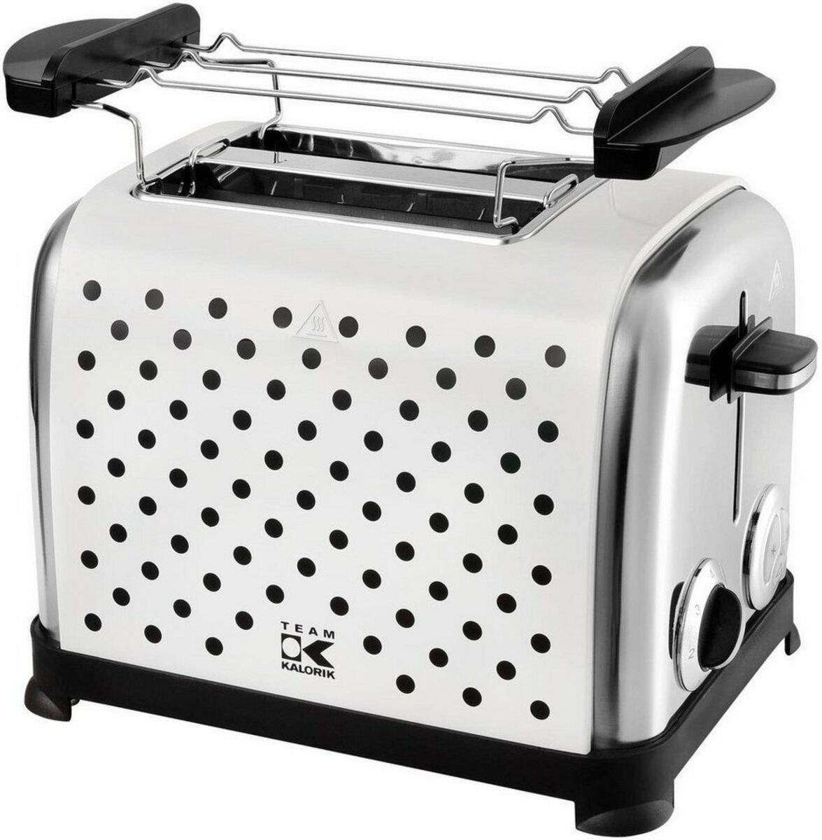 Bild 1 von Team Kalorik Toaster TKG TO 1045 WBD N, 2 kurze Schlitze, für 2 Scheiben, 750 W