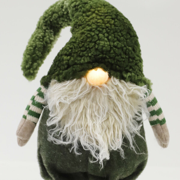 Bild 3 von Wichtel stehend mit leuchtender Nase 20x10x69cm