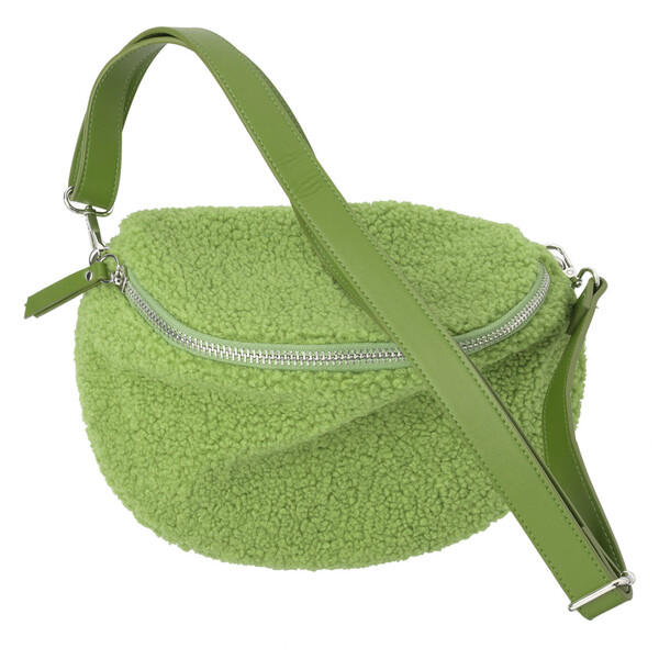 Bild 1 von Damen Crossbody-Bag in Teddy-Optik