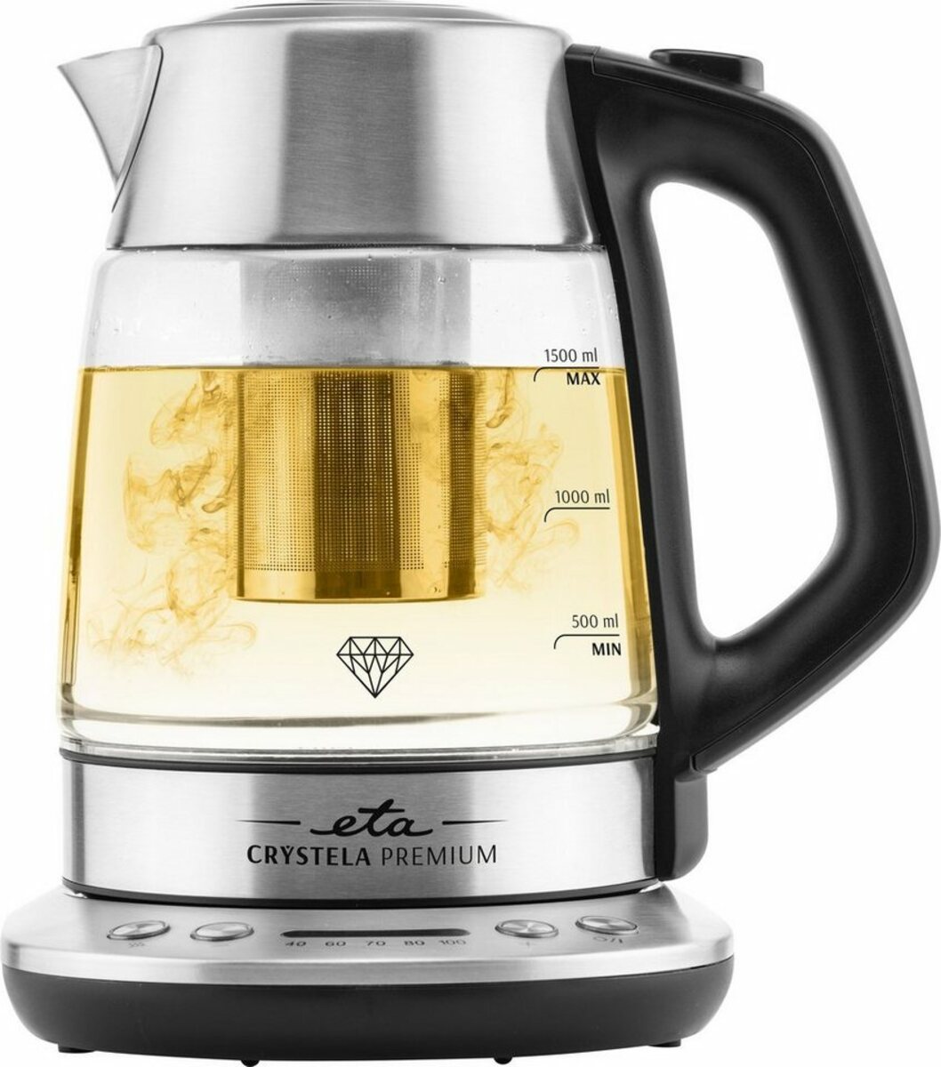 Bild 1 von eta Wasser-/Teekocher CRYSTELA PREMIUM ETA915390000, 2200 W, stufenlose Temperatureinstellung und KEEP WARM Funktion