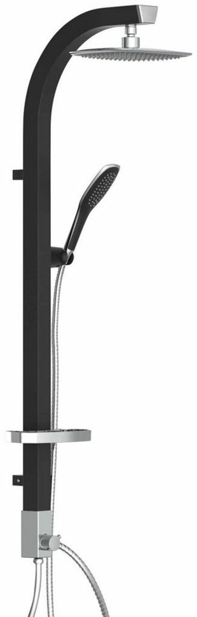 Bild 1 von Schütte Brausegarnitur MADAGASKAR, Höhe 123 cm, Set, inkl. Wasserspardichtung, Antikalk, abnehmbare Seifenschale