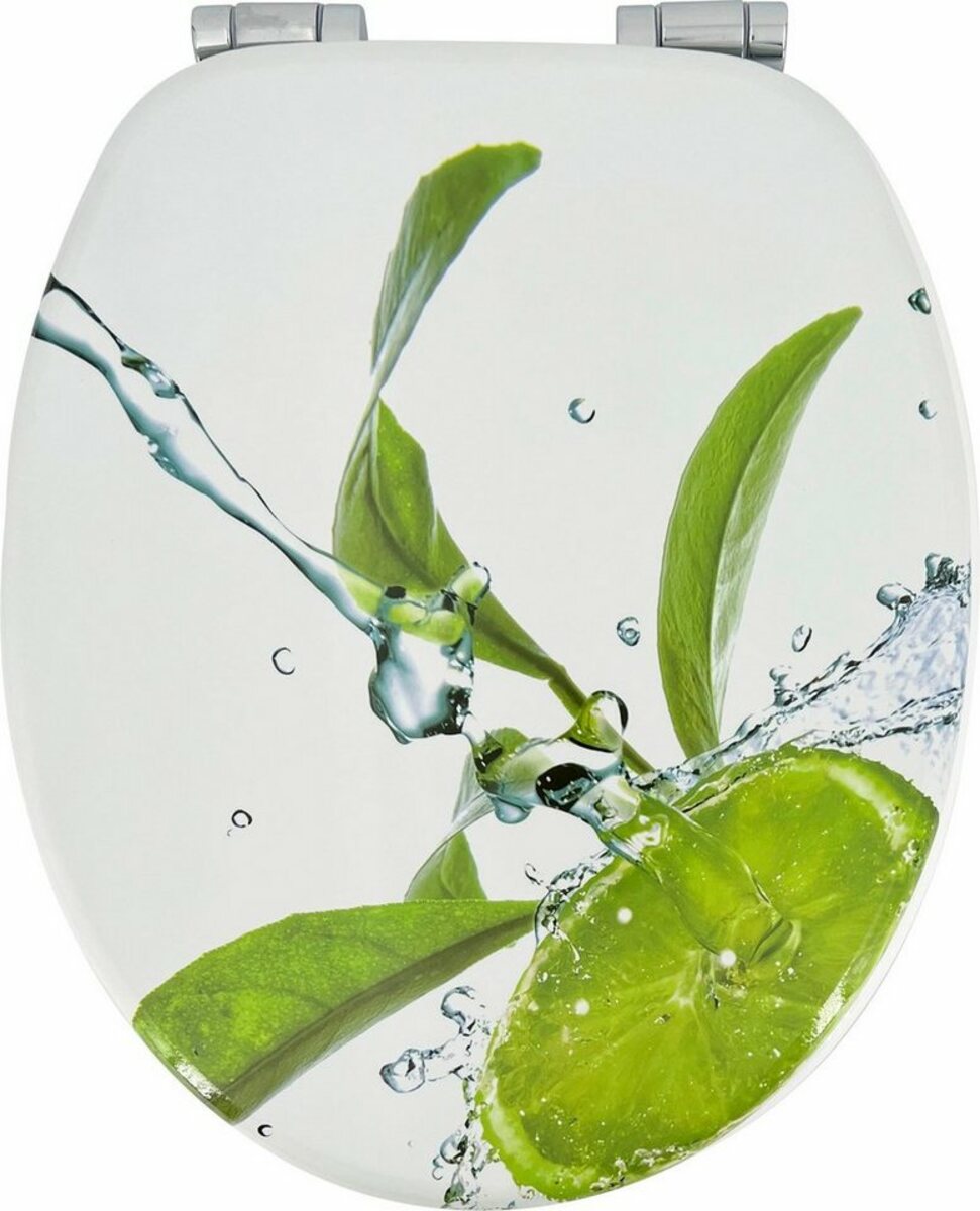 Bild 1 von ADOB WC-Sitz Limone, Absenkautomatik, sehr stabil, Motiv Zitrone