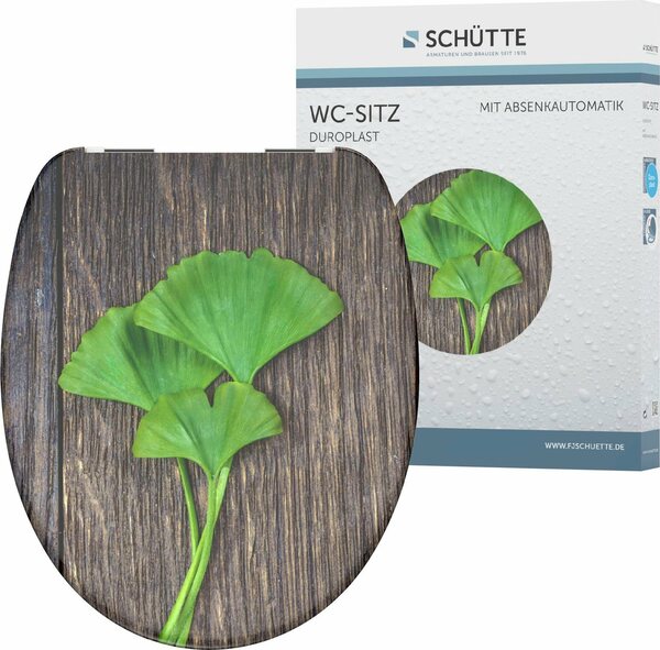 Bild 1 von Schütte WC-Sitz Gingko & Wood, Duroplast,mit Absenkautomatik