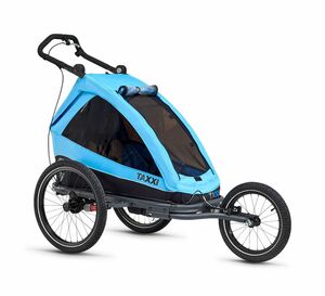 TAXXI Kids Elite one 3 in 1 Blue Anhänger, Buggy und Jogger in einem Modell