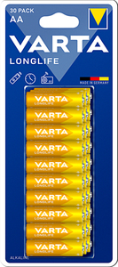 Varta LongLife Alkaline Batterien AA 30er-Pack