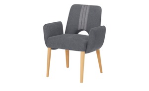 Woodford Polsterstuhl  Ansgar grau Maße (cm): B: 73 H: 86 T: 57 Stühle