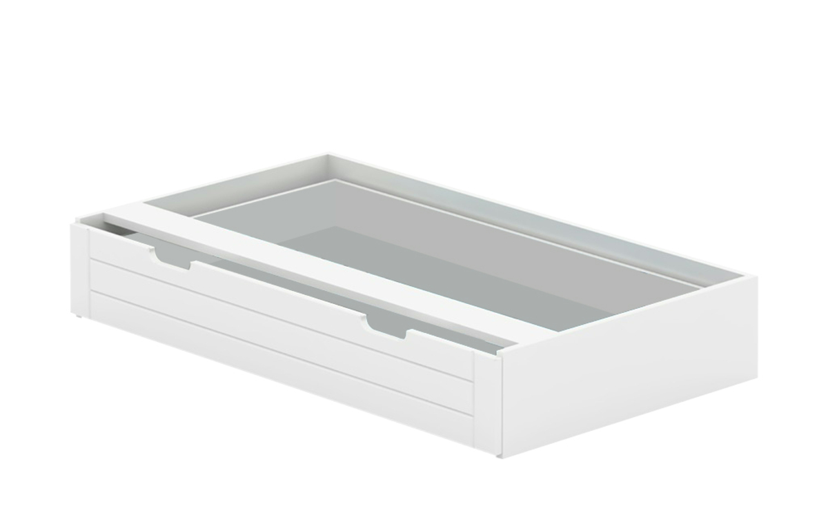 Bild 1 von Bettschublade weiß Maße (cm): B: 120 H: 20,5 T: 70 Sonstiges Zubehör - Möbel Kraft