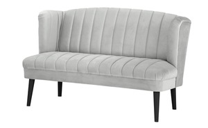 Twist Küchensofa Samt  Rina grau Maße (cm): B: 180 H: 92 T: 76 Bänke