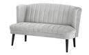 Bild 1 von Twist Küchensofa Samt  Rina grau Maße (cm): B: 180 H: 92 T: 76 Bänke