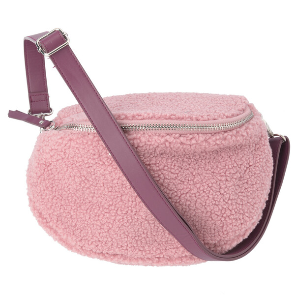 Bild 1 von Damen Crossbody-Bag in Teddy-Optik