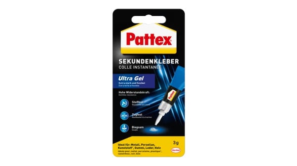 Bild 1 von Pattex Sekundenkleber Ultra Gel 3g