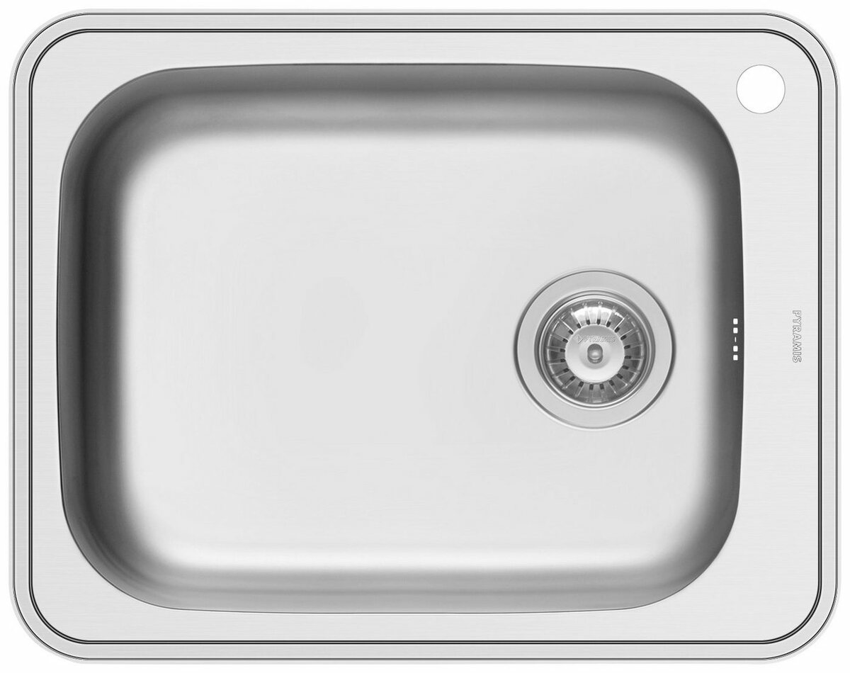 Bild 1 von Pyramis Edelstahlspüle Space Plus, rechteckig, 61/48 cm