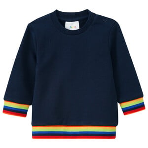 Baby Sweatshirt mit bunten Akzenten