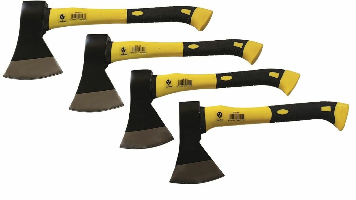 Bild 1 von Vago-Tools Beil Spaltaxt Axt 600 800 1000 1250 g Fiberglasstiel 4 tlg Set Holz