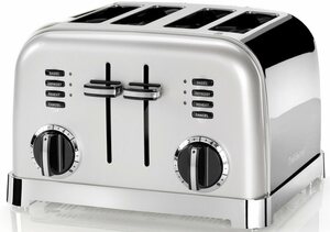 Cuisinart Toaster CPT180SE, 4 lange Schlitze, 1800 W, extra breite Toastschlitze, Retro Design