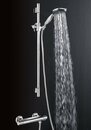 Bild 1 von Schütte Duschsystem Aquasave, Höhe 60 cm, 5 Strahlart(en), Set, Duschsystem mit Thermostat, Duschkopf mit Schlauch und Halterung