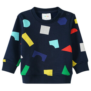 Baby Sweatshirt mit bunten Motiven