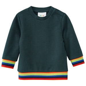 Baby Sweatshirt mit bunten Akzenten