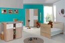 Bild 1 von BMG Möbel Babyzimmer-Komplettset Maxim, (Set, 3-St., Bett + Wickelkommode + 4-trg. Schrank), Bett + Wickelkommode + 4-trg. Schrank