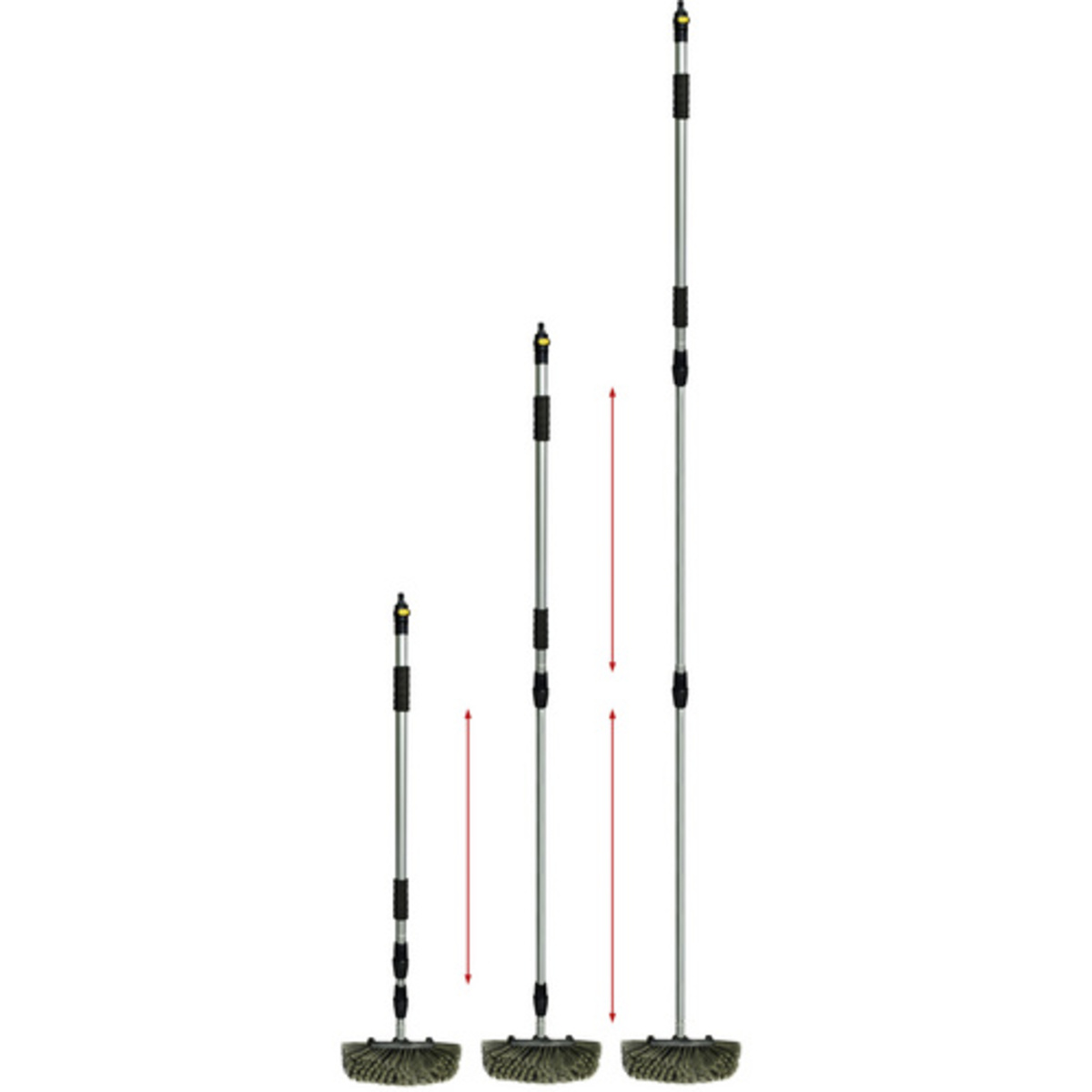 Bild 1 von Yachticon Bürste, silberfarben/schwarz, Aluminium