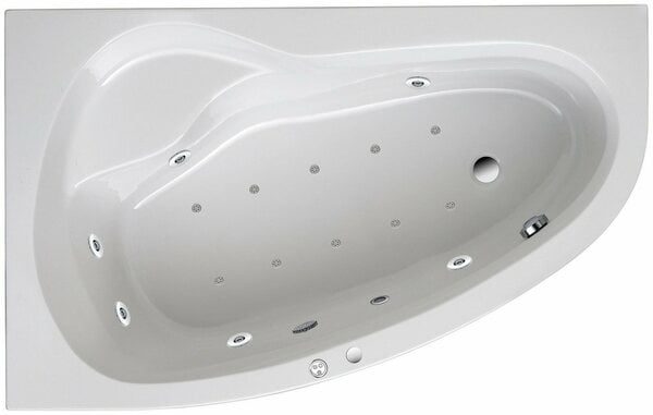 Bild 1 von OTTOFOND Whirlpool-Badewanne Loredana, (Komplett-Set), Typ Premium, chrom