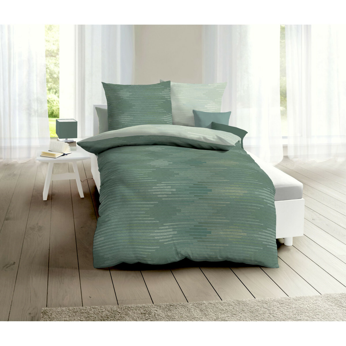 Bild 1 von Biberbettwäsche Ikat, 155x220cm