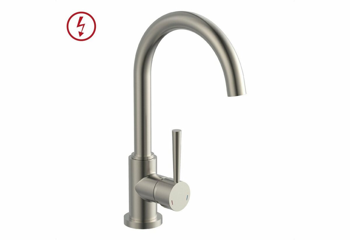 Bild 1 von Schütte Spültischarmatur Cornwall Niederdruck, 360° schwenkbarer Wasserhahn, Mischbatterie