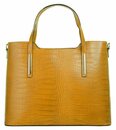 Bild 1 von Cluty Henkeltasche, echt Leder, Made in Italy