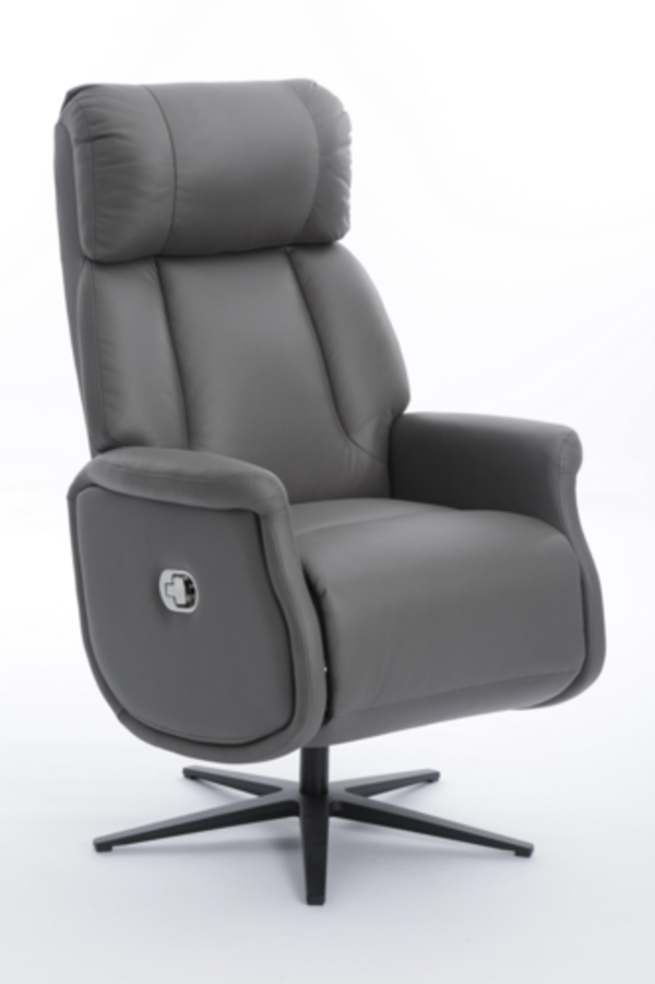 Bild 2 von Happy Home Fernsehsessel mit Dreh- und Relaxfunktion dunkelgrau & schwarze Füße