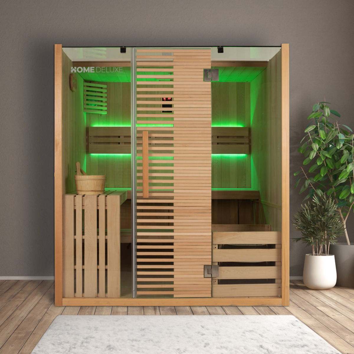 Bild 1 von HOME DELUXE Traditionelle Sauna OMAHA