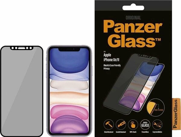 Bild 1 von PanzerGlass Privacy Case Friendly Apple iPhone XR/11 für Apple iPhone XR/11, Displayschutzglas