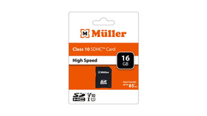 Müller SDHC-Card CL10 / 16GB