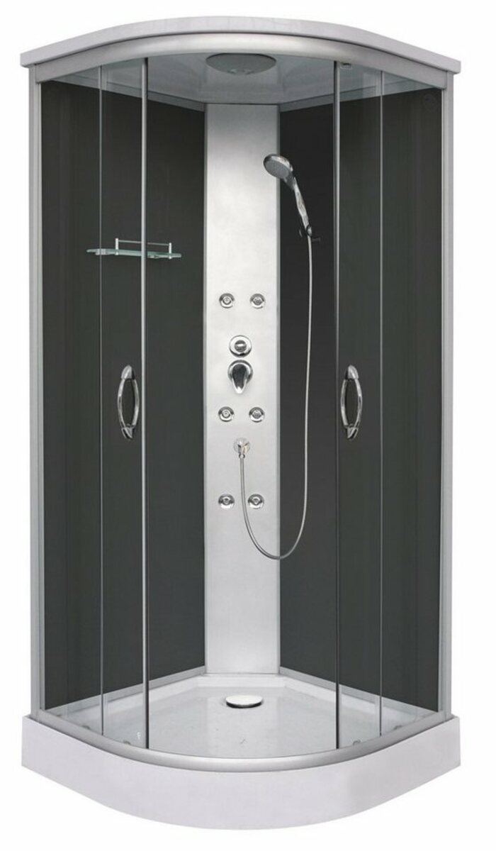 Bild 1 von Sanotechnik Komplettdusche Portland, BxT: 90x90 cm, Sicherheitsglas, 1-tlg., Viertelkreisdusche