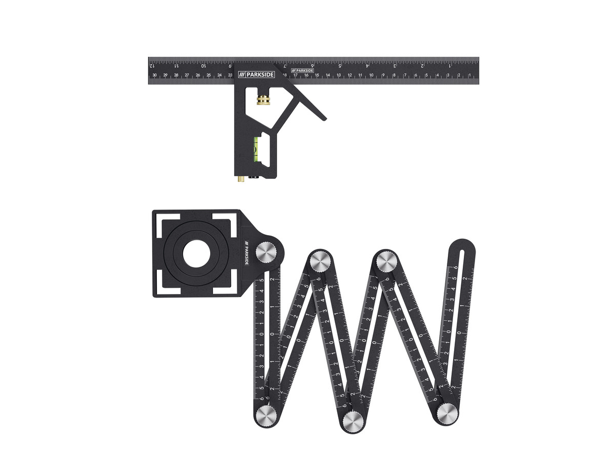 Bild 1 von PARKSIDE® Winkelschablone / Kombinationswinkel
