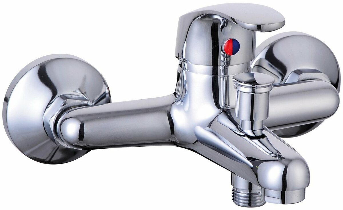 Bild 1 von Schütte Wannenarmatur Sirani Mischbatterie Badewanne, Wasserhahn Bad, Wannenarmatur in Chrom