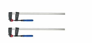 Vago-Tools 2x Schraubzwinge 200 x 50 mm Leimzwinge Klemmzwinge Einhandzwinge