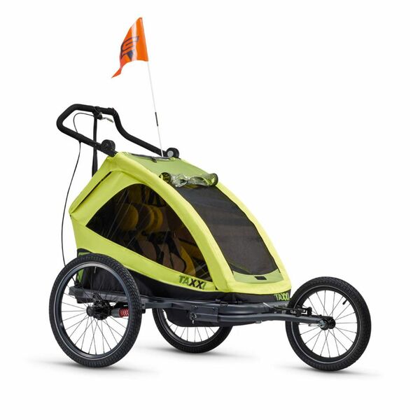 Bild 1 von TAXXI Kids Elite 3 in 1 two Lime Anhänger, Buggy und Jogger in einem Modell