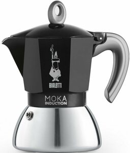 BIALETTI Espressokocher Moka Induktion, 0,15l Kaffeekanne, Induktionsgeeignet