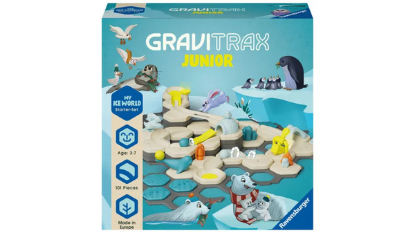 Bild 1 von Ravensburger Beschäftigung - GraviTrax Junior Starter-Set L Ice - Erweiterbare Kugelbahn für Kinder